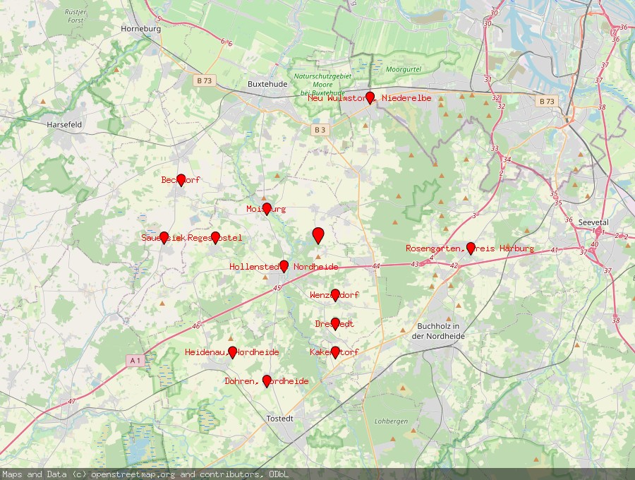 Landkarte von Appel, Nordheide
